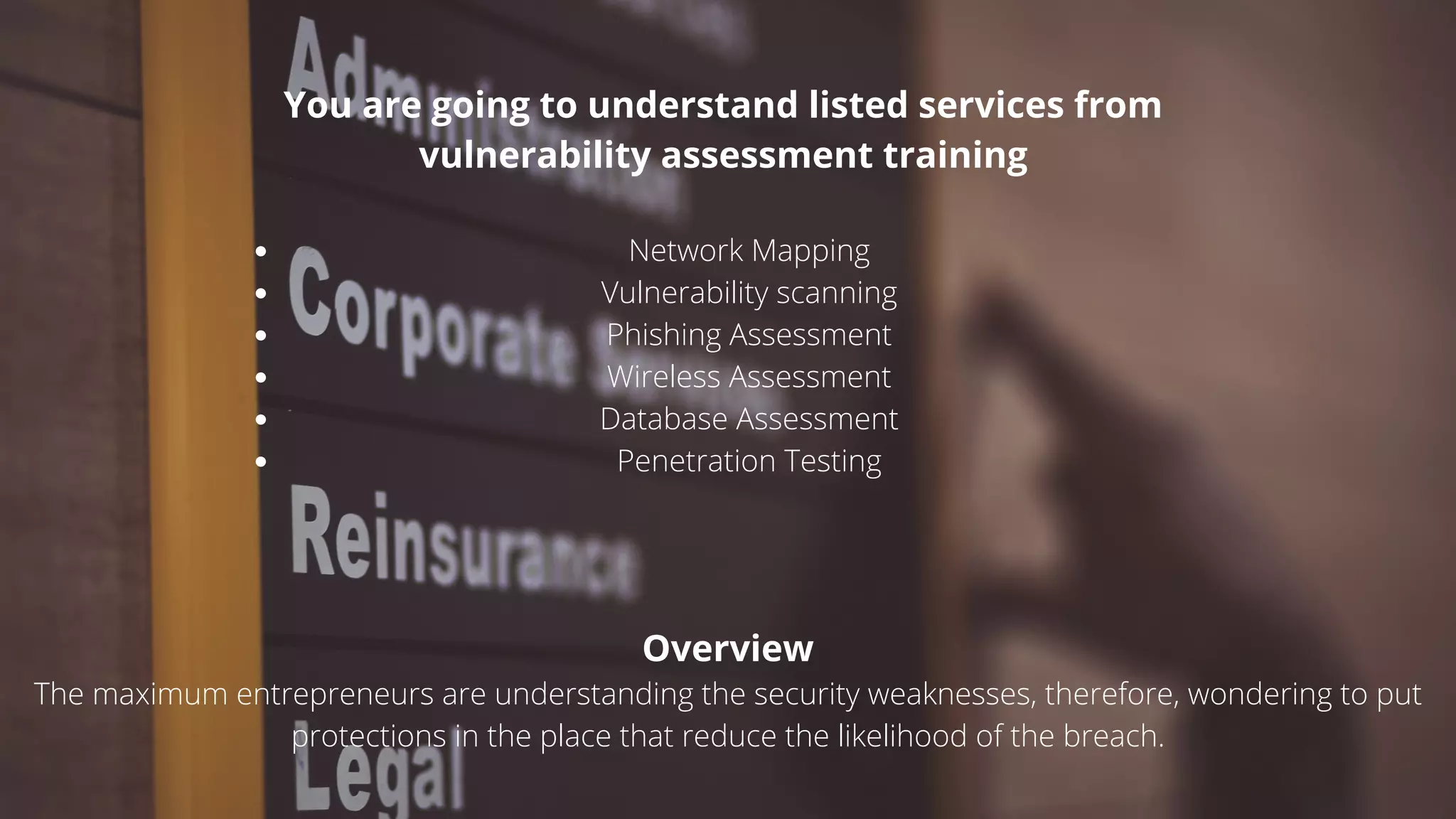 Best vulnerability assessment training