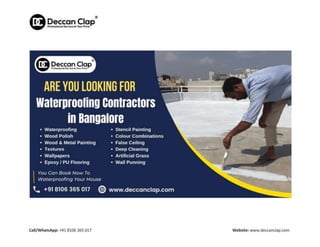 Best Waterproofing Contractors in Bangalore PPT.ppt