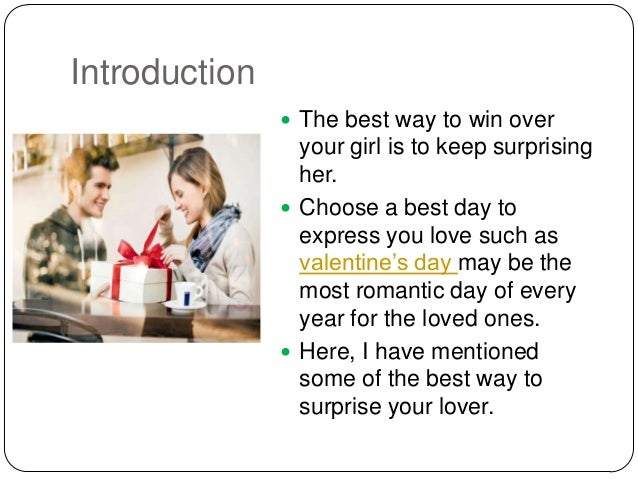 best way to surprise a girl