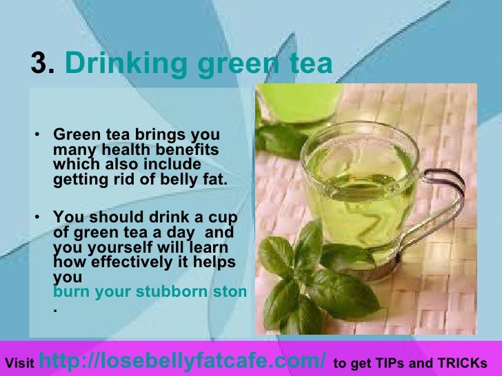 tea to lose belly fat