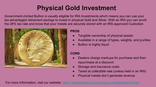 Best way to invest in Gold and Silver - Satori Traders - PPT ...