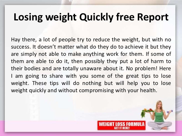 Best Ways To Fast Weight Loss