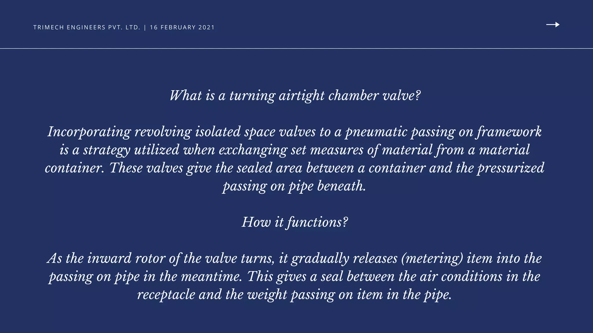 Best way to manage rotary airlock valve leakage PPT