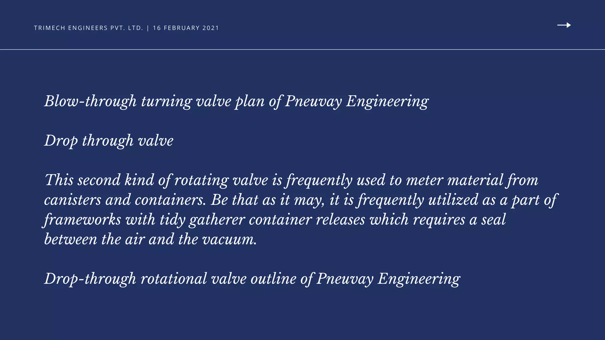 Best way to manage rotary airlock valve leakage PPT