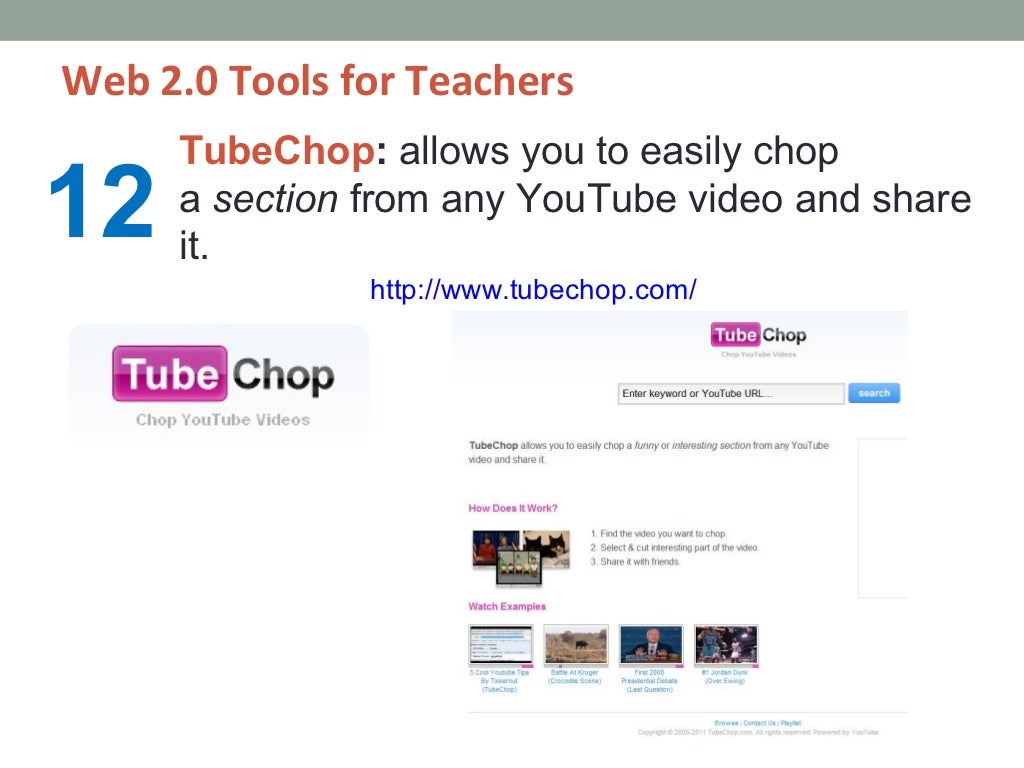 The Best  2.0 Tools for Teachers 2012 Edition