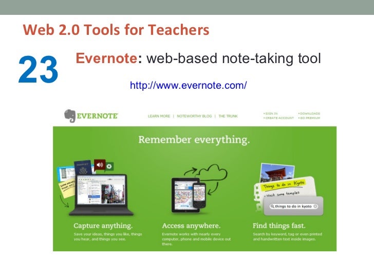 The Best  2.0 Tools for Teachers 2012 Edition