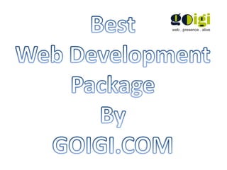 Best web development package by goigi.com