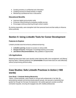 2026 Ultimate Guide to Using LinkedIn Safely for Career Growth | PDF