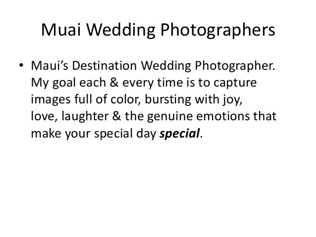Wedding Photography Prices Maui