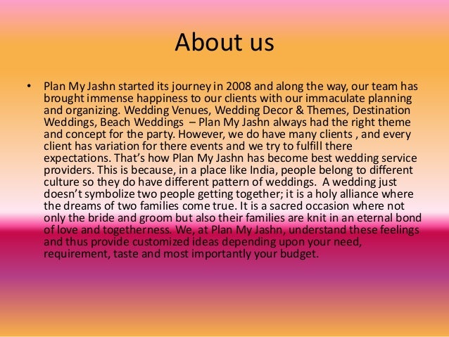 Best wedding service providers