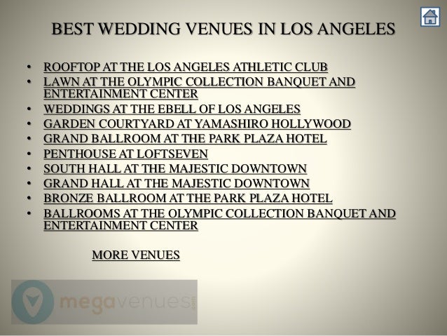  Best  wedding  venues  in los  angeles 