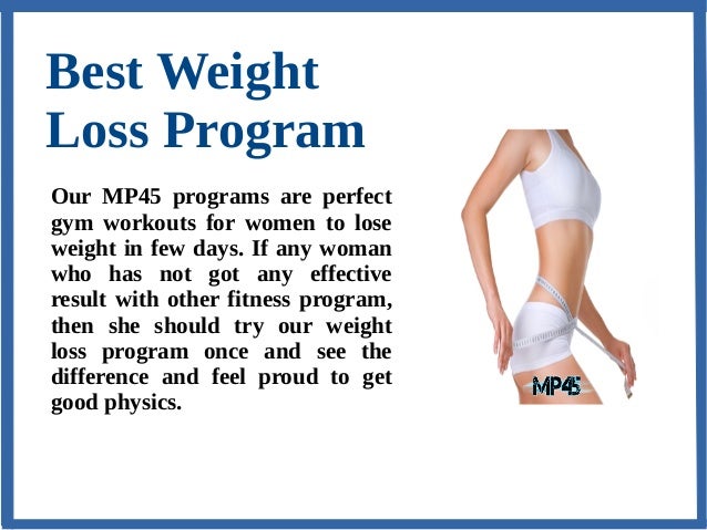 weight loss programs for women that work