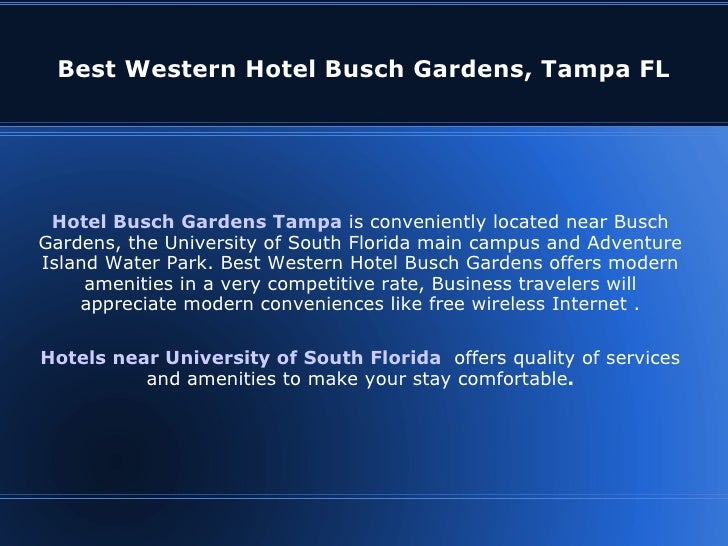 Hotel Busch Gardens Tampa