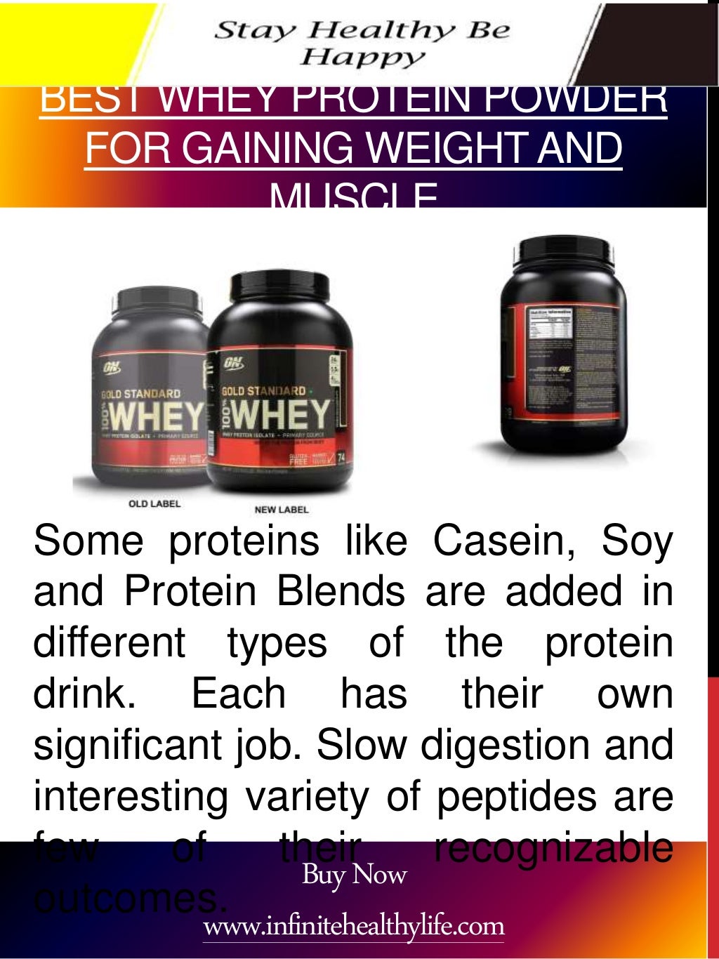 Best whey protein powder weight gain