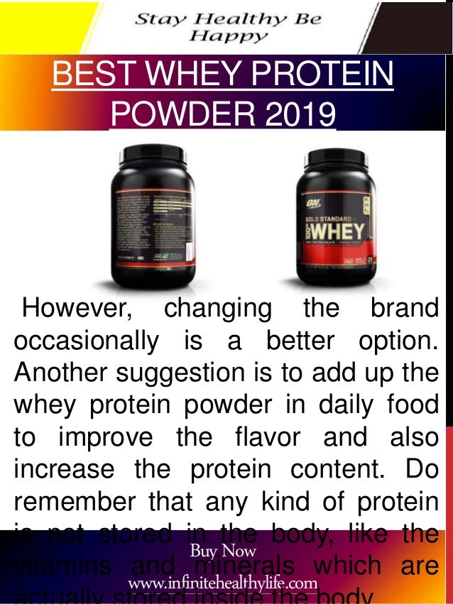 Best Whey Protein Powder Weight Gain