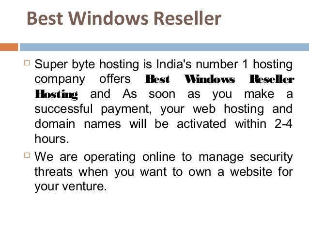 Best Windows Reseller Hosting India Images, Photos, Reviews