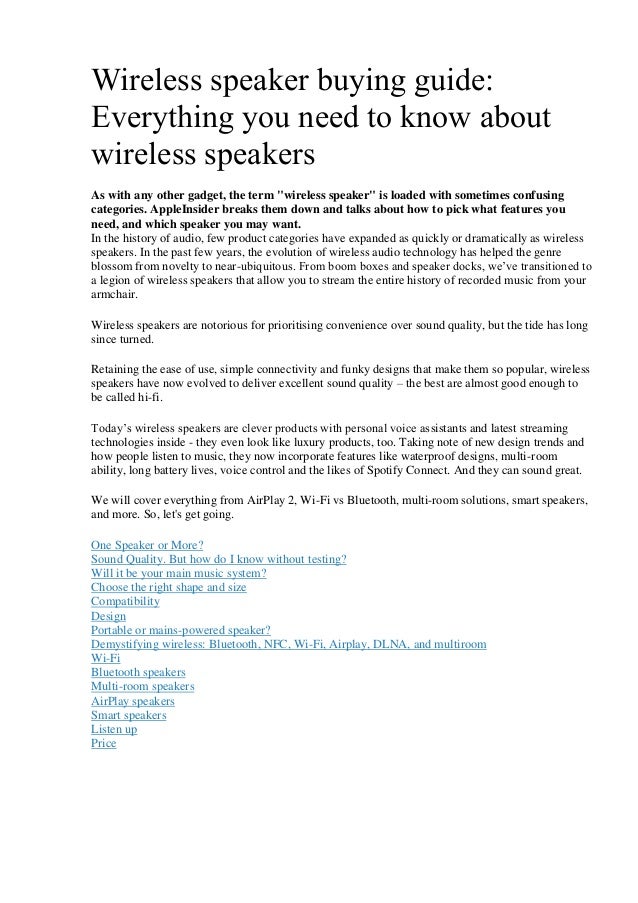best multi room speakers 2019