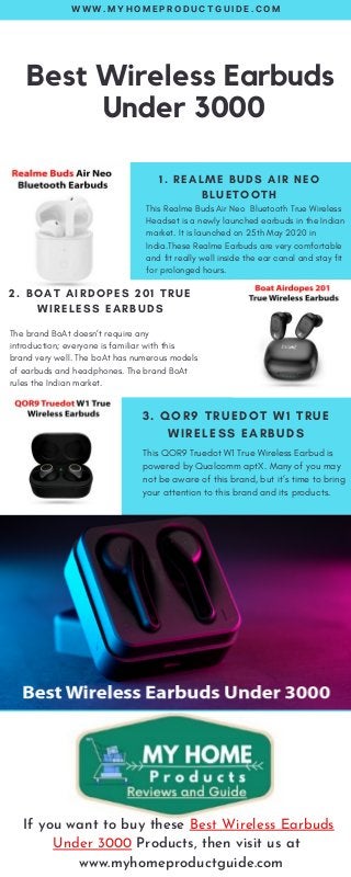 Best Wireless Earbuds Under 3000