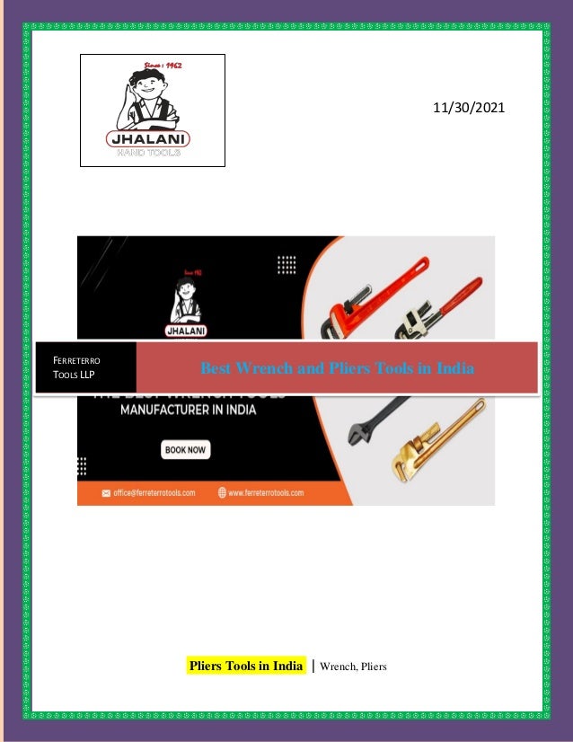 Best wrench and pliers tools in india