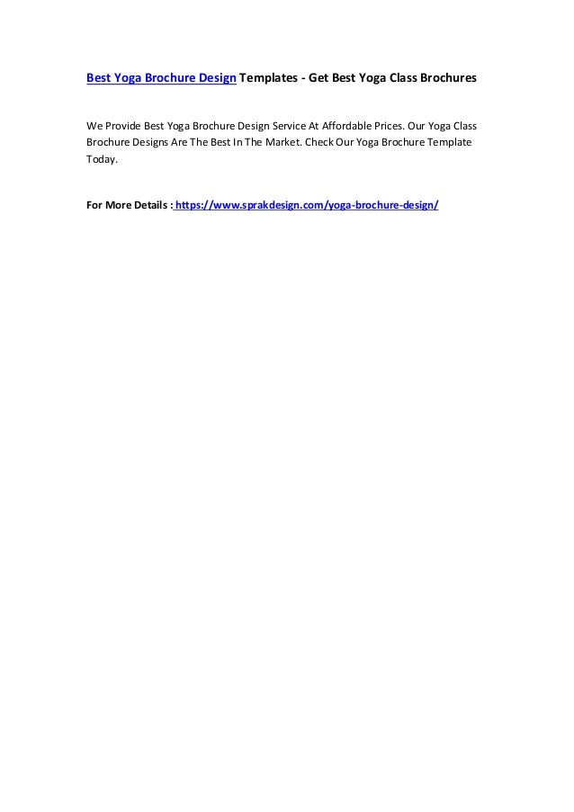 best yoga brochure design templates get best yoga class brochures class handout template