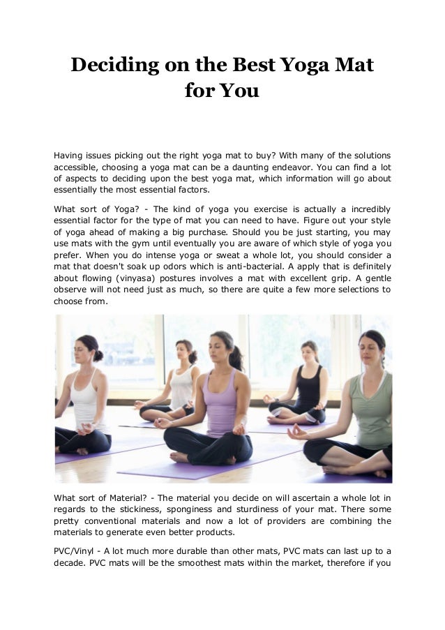 Best Yoga Mat For Hot Yoga