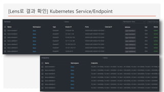 [Lens로 결과 확인] Kubernetes Service/Endpoint
 