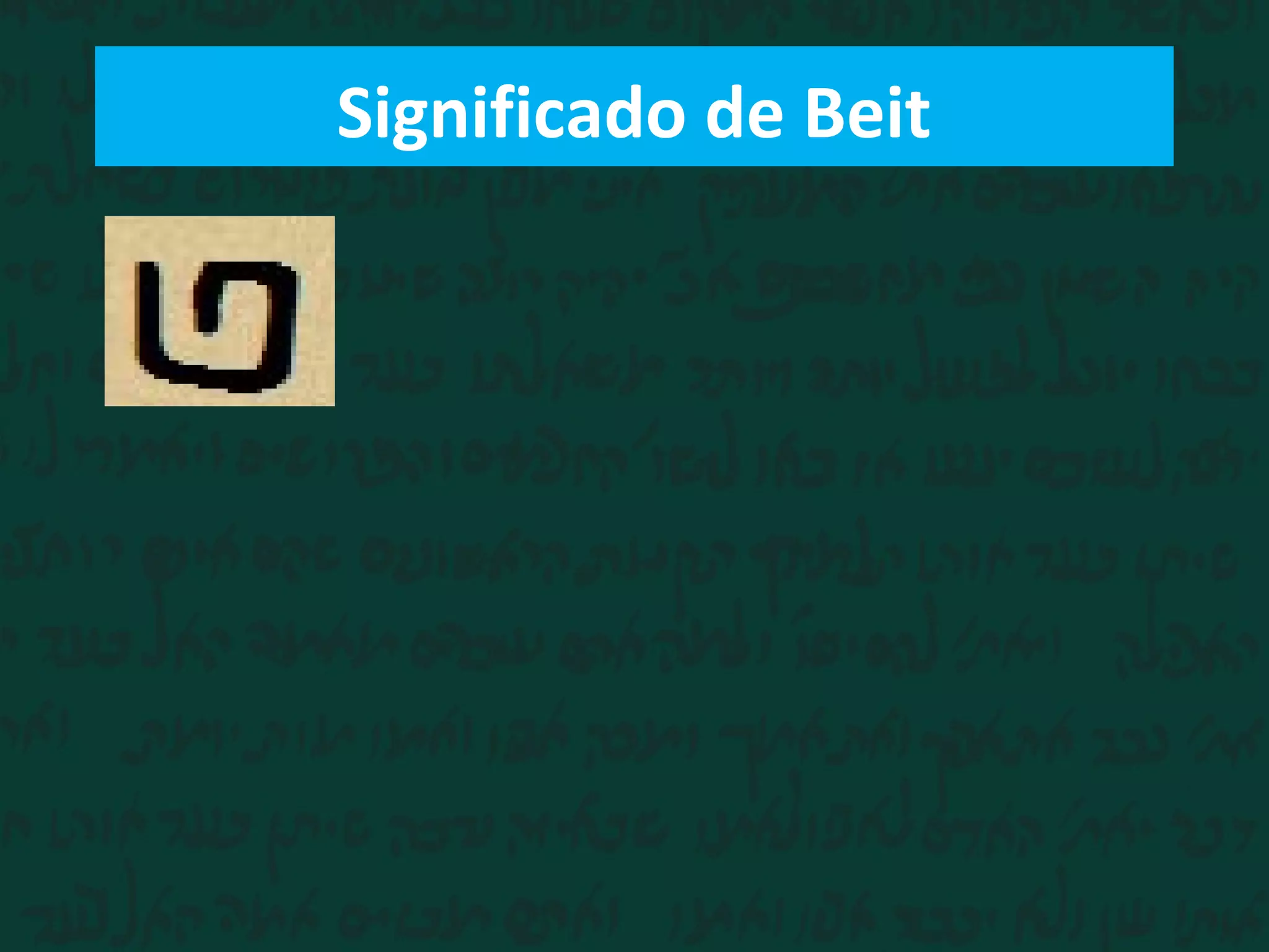 Significado de Beit
 