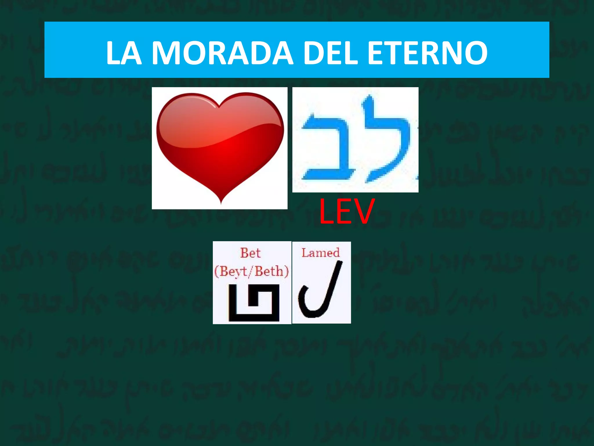 LA MORADA DEL ETERNO
LEV
 