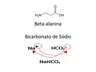 Beta-alanina
Bicarbonato de Sódio
 