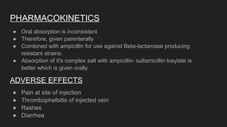 Beta-Lactamase Inhibitors - antibiotics acting on cell wall for mbbs | PPTX