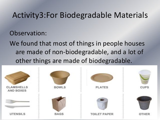 Biodegradable And Non-biodegradable Worksheet Pdf