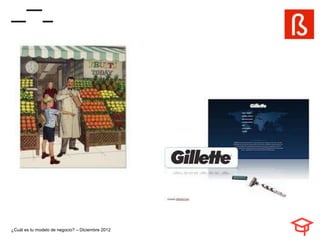 ¿Cuál es tu modelo de negocio? – Diciembre 2012
 