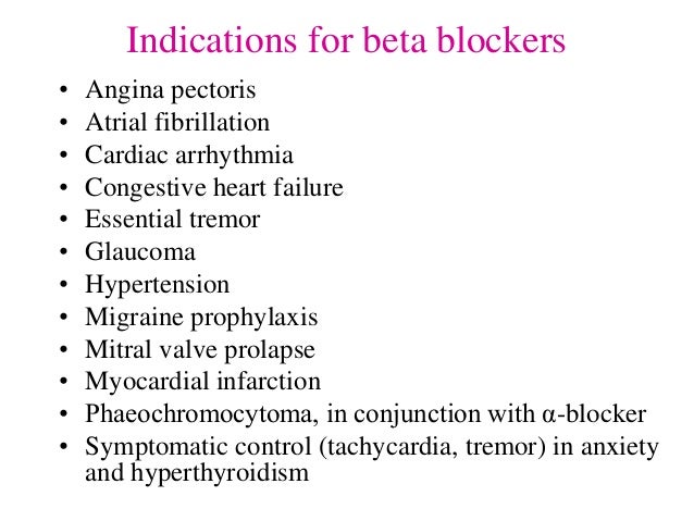 Beta blockers
