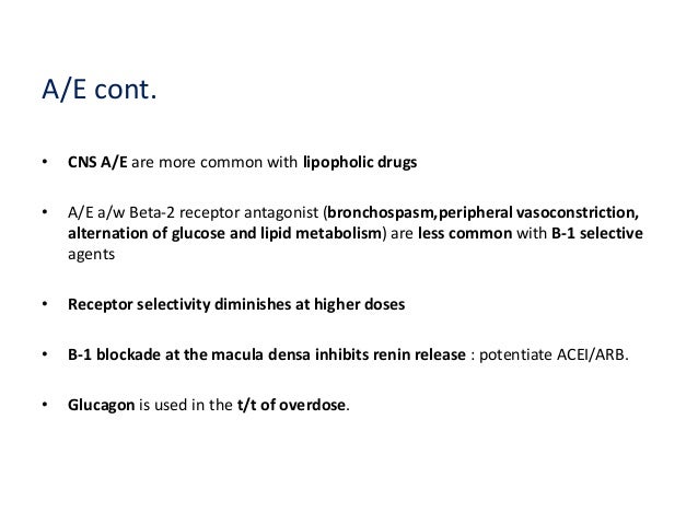 Beta Blockers