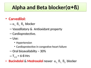 Beta blockers Clinical Pharmacology CBME | PPTX