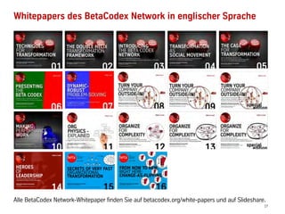 17
Alle BetaCodex Network-Whitepaper finden Sie auf betacodex.org/white-papers und auf Slideshare.
Whitepapers des BetaCod...