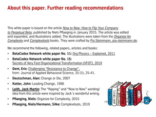 About this paper. Further reading recommendations
This white paper is based on the article Now to New: How to Flip Your Co...