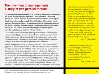 The invention of managements:
A story of two parallel threads
The history of management needs to be rewritten. Management ...