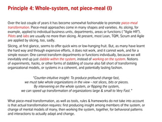 Principle 5: All at once, not stacked (I)
Another dimension of whole-system approaches is to include everyone, at the same...