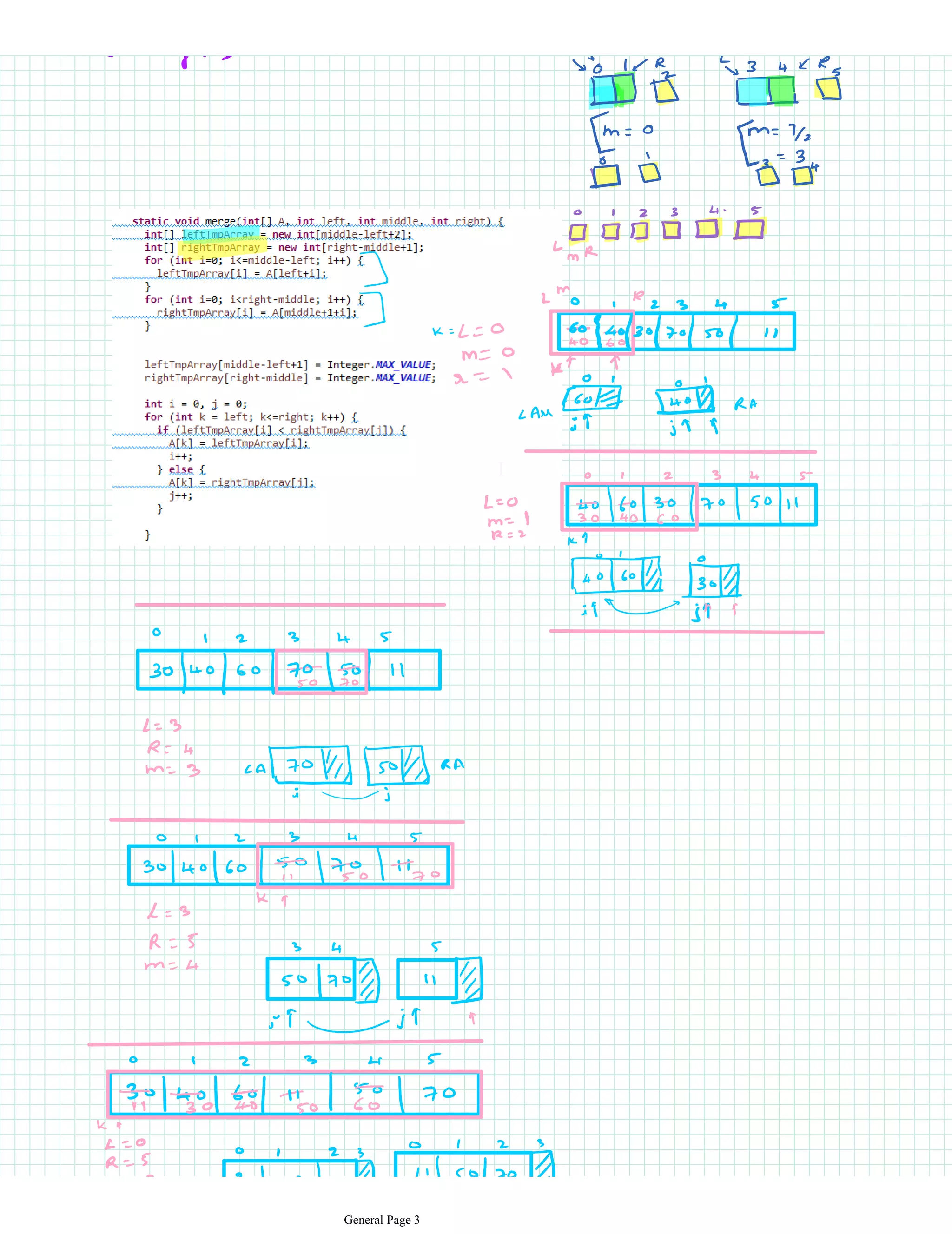 Divide and conquer - Merge sort | PDF