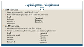 Beta-Lactam Antibiotics Essentials Notes | PPSX