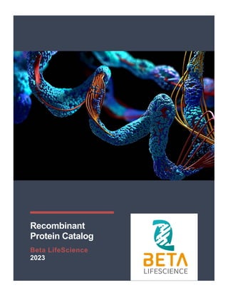 Recombinant
Protein Catalog
Beta LifeScience
2023
 