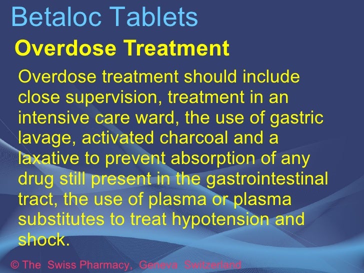 Betaloc Tablets for Treating High Blood Pressure