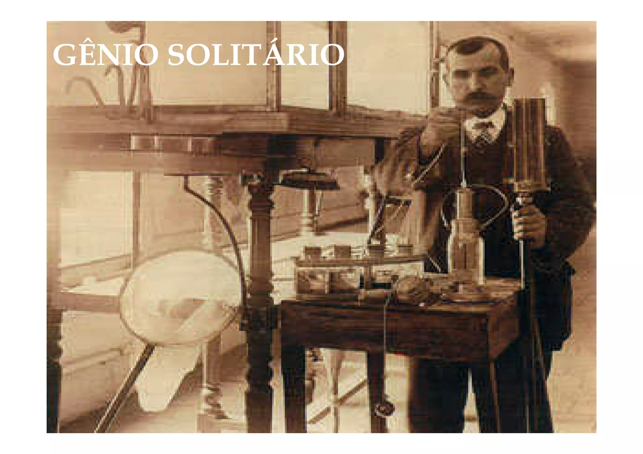 GÊNIO SOLITÁRIO




  Cientista sozinho
 