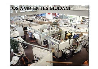 OS AMBIENTES MUDAM
 