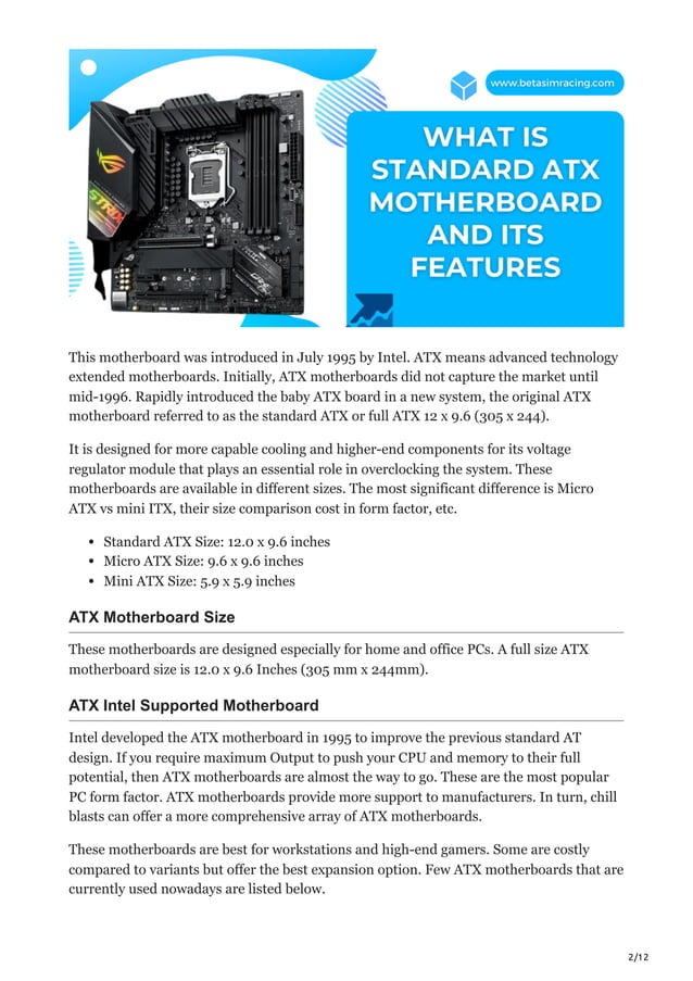 Micro ATX vs Mini ITX vs ATX Comparison 2023 Analysis