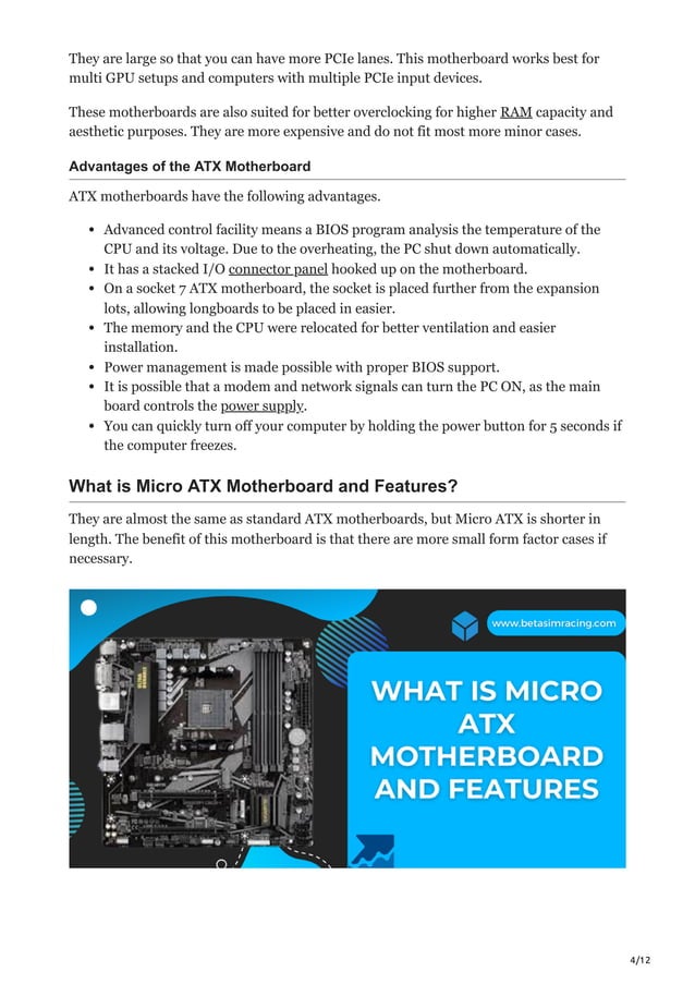 Micro ATX vs Mini ITX vs ATX Comparison 2023 Analysis