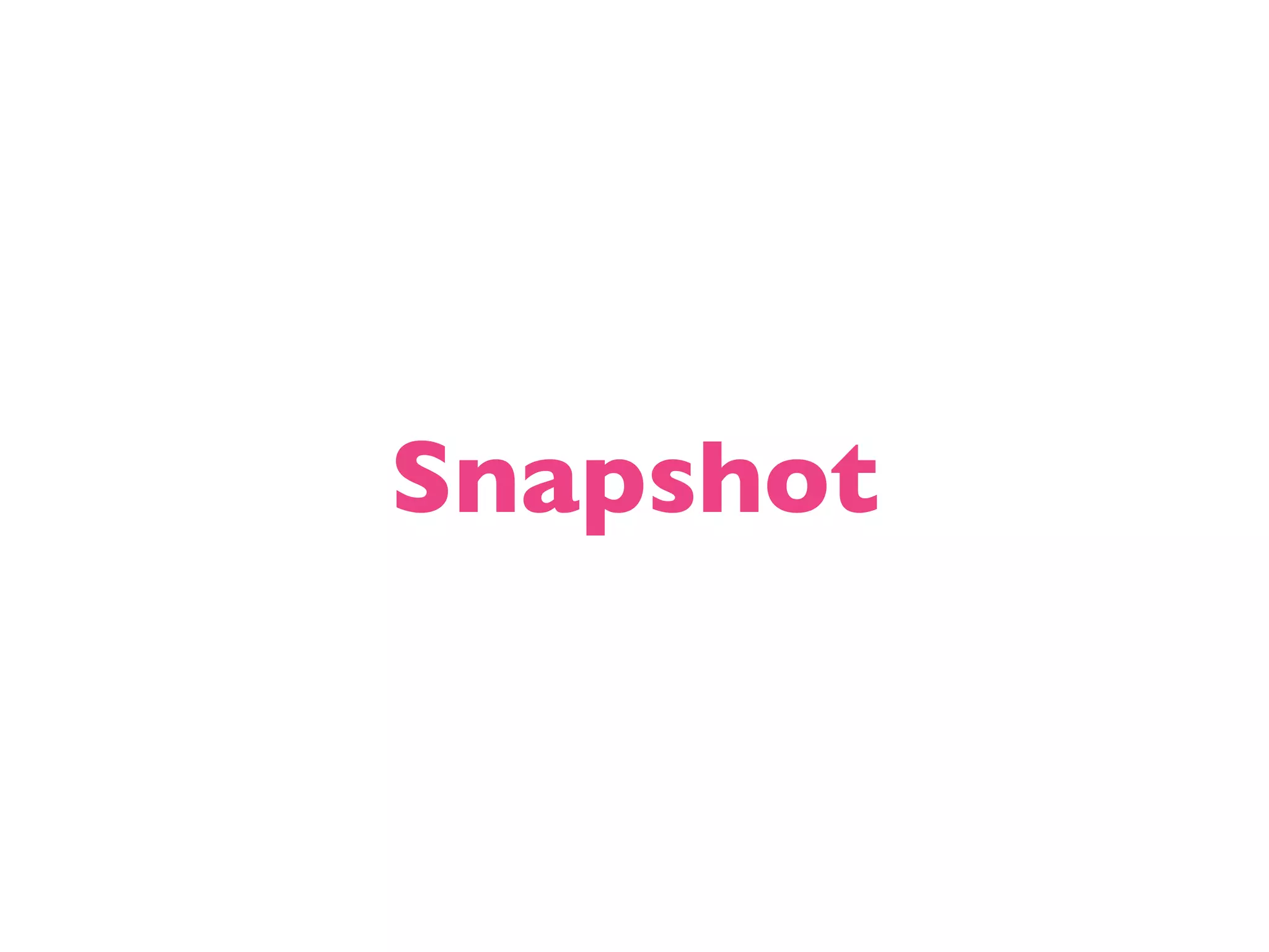 Snapshot 