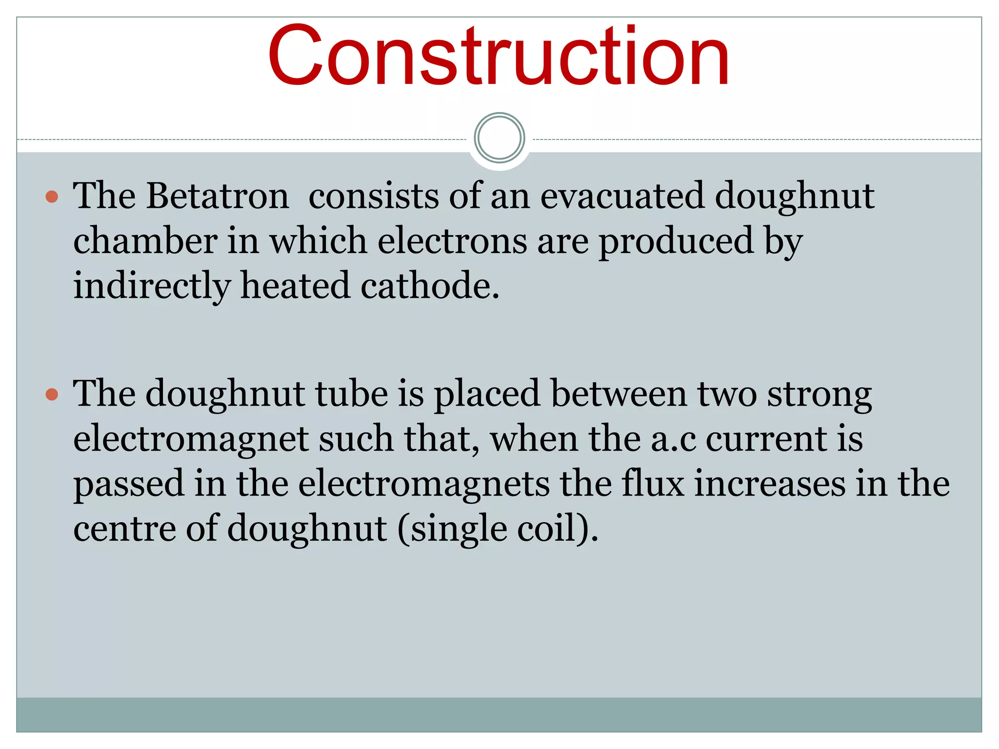 Betatron ppt suya | PPTX
