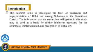 Ipra Implementation Betcher-et-al_Baylon-Research-Title-Presentation_2021(4).pptx